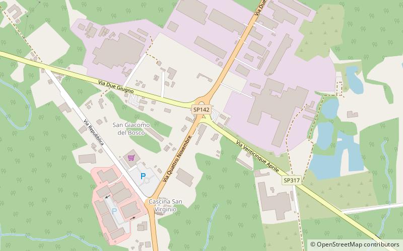 Masserano location map