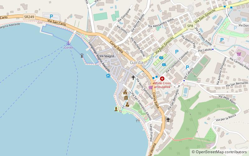 via rudini carlotti garda location map