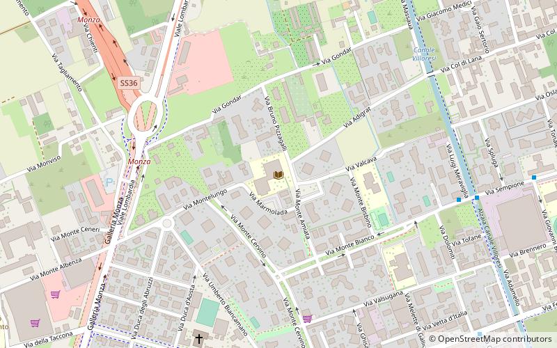 Biblioteca Monza - Triante location map