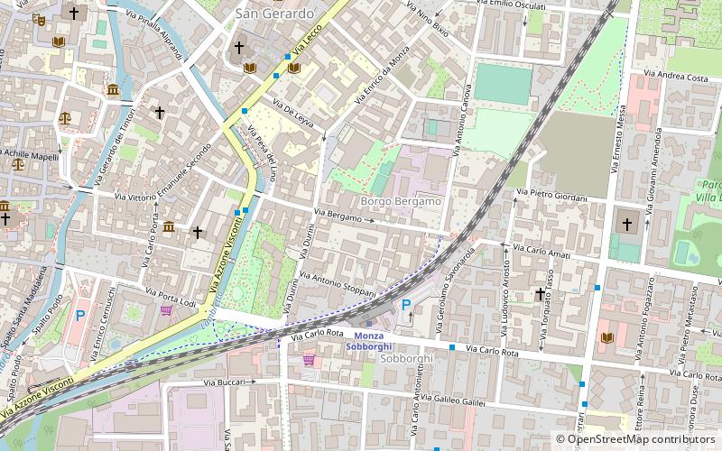 Villa contemporanea location map