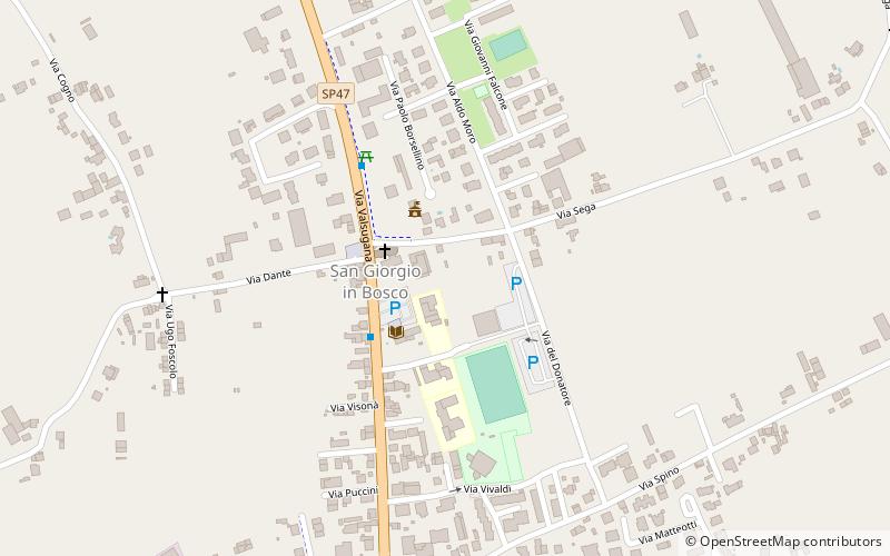 San Giorgio in Bosco location map