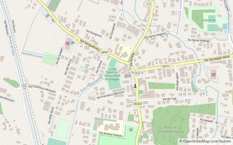 Loreggia location map