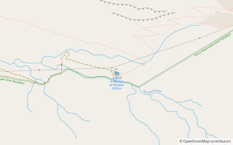 Rifugio Sogno di Berdzé al Péradzà location map