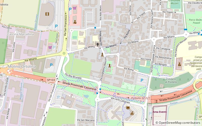 Pioltello location map