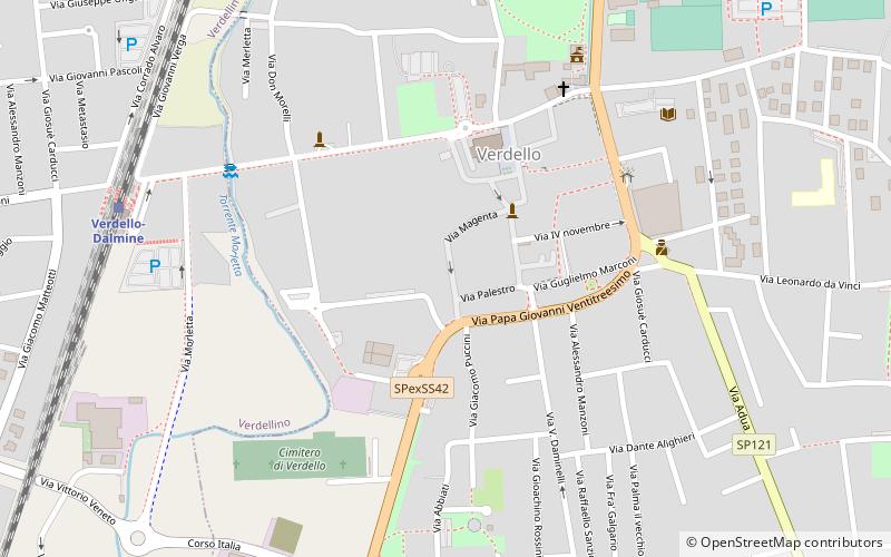 Verdello location map