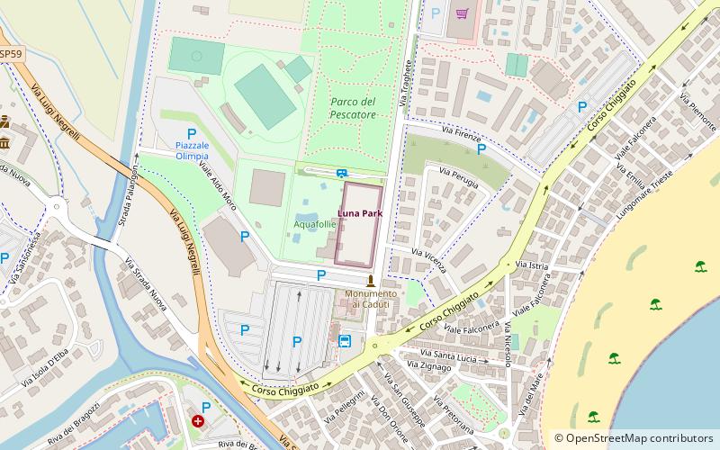 luna park caorle location map