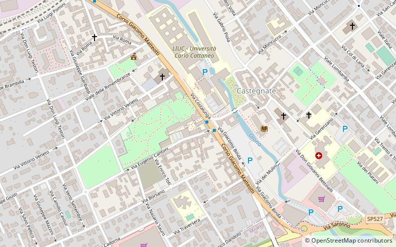 University Carlo Cattaneo location map