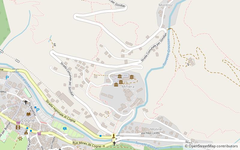 centro di educatione ambientale cogne location map