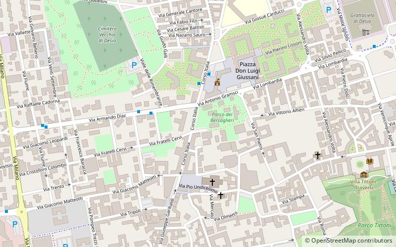 Desio location map