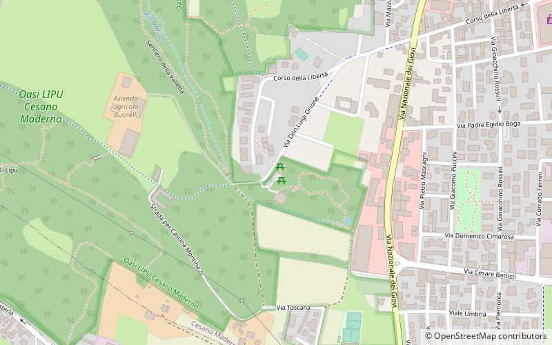 Oasi LIPU Cesano Maderno location map