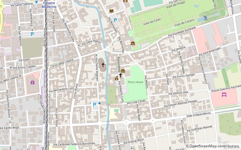 oratorio della beata vergine del transito cesano maderno location map