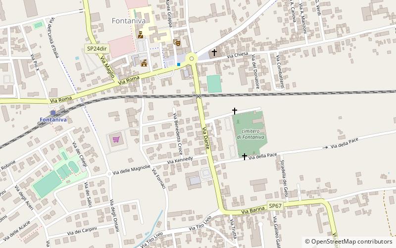 fontaniva location map