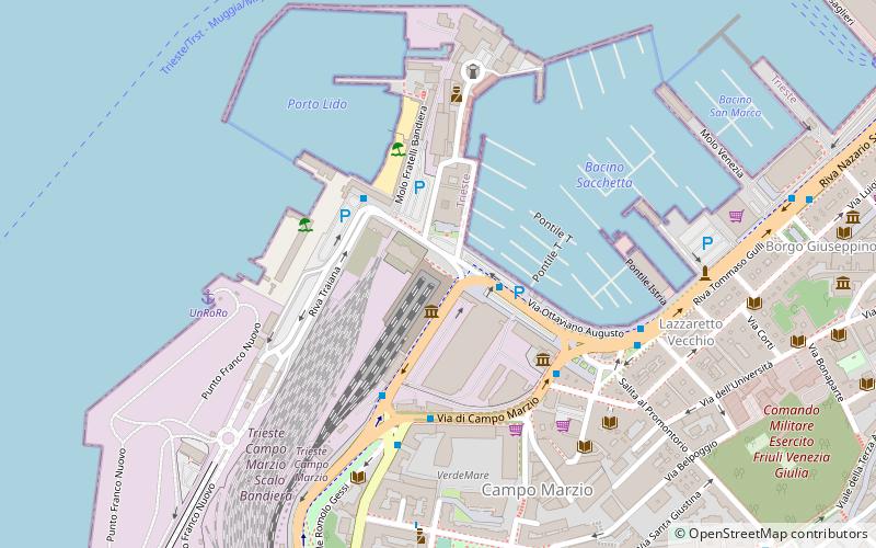 Museo Ferroviario di Trieste Campo Marzio location map