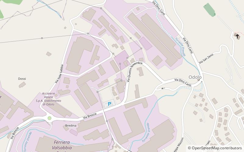Odolo location map