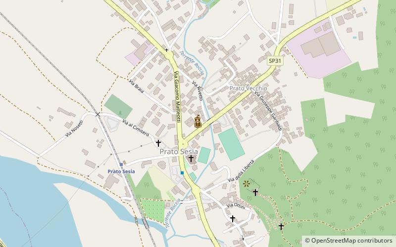 Prato Sesia location map