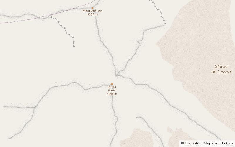 Punta Garin location map