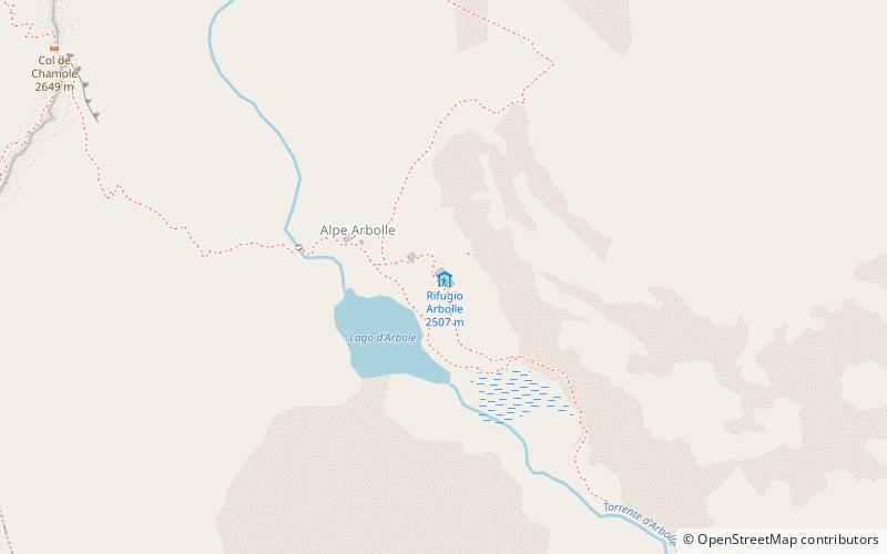 Refuge Arbolle location map