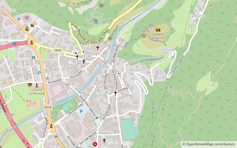 taxus baccata verres location map