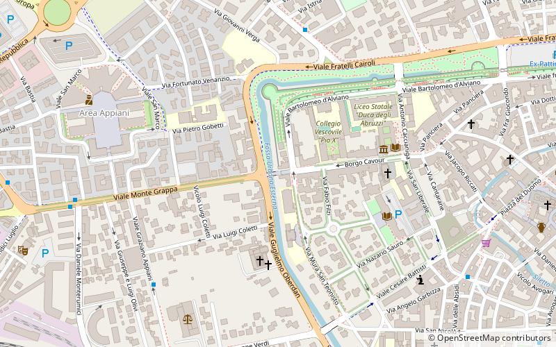 Porta Santi Quaranta location map