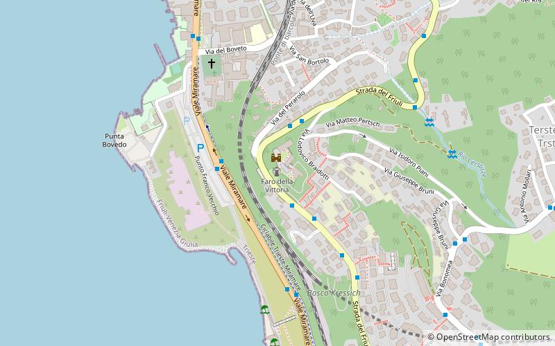 Faro della Vittoria location map