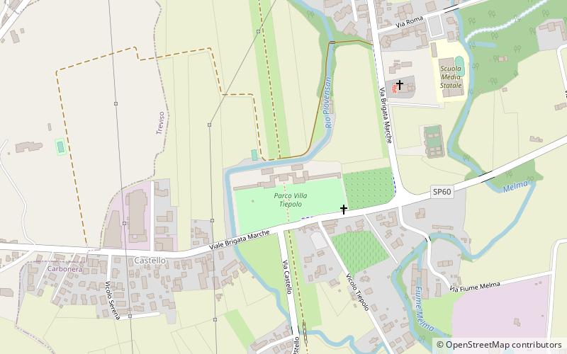 Parco Villa Tiepolo location map