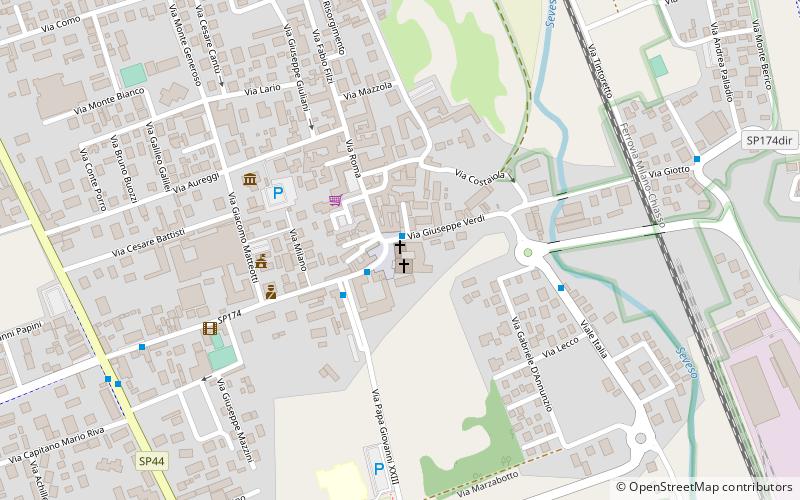 Oratory of Santo Stefano location map