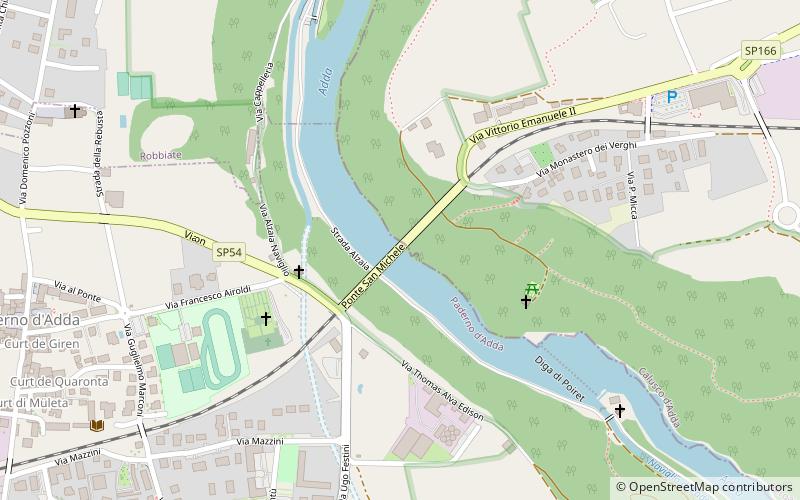 San Michele Bridge location map