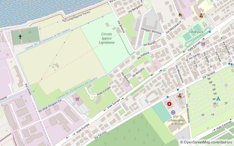 Lignano Riviera location map