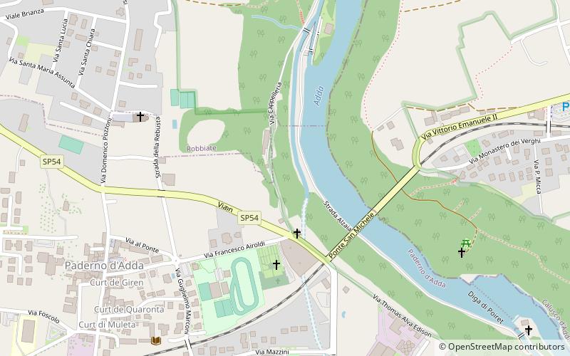 Naviglio di Paderno location map