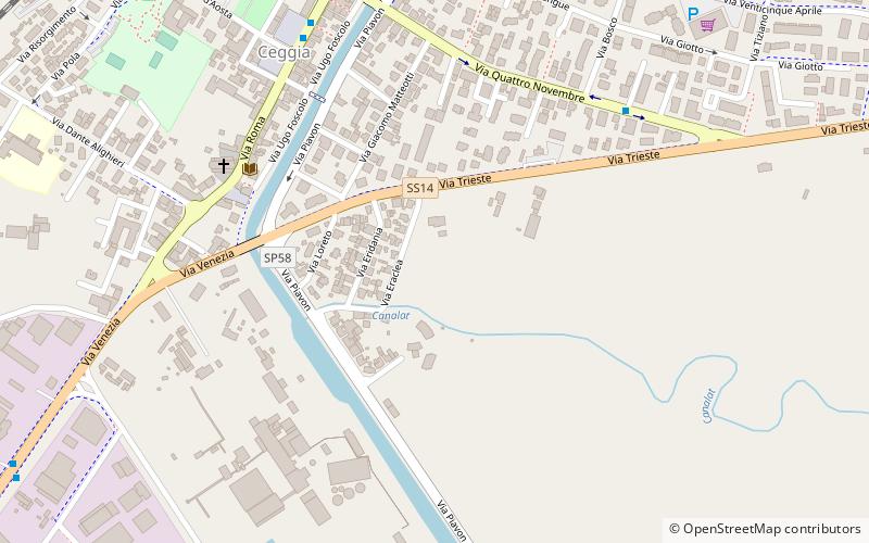Ceggia location map