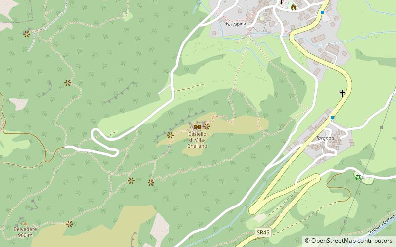 Castello di Villa-Challand location map