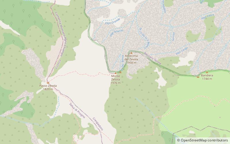 monte zevola location map