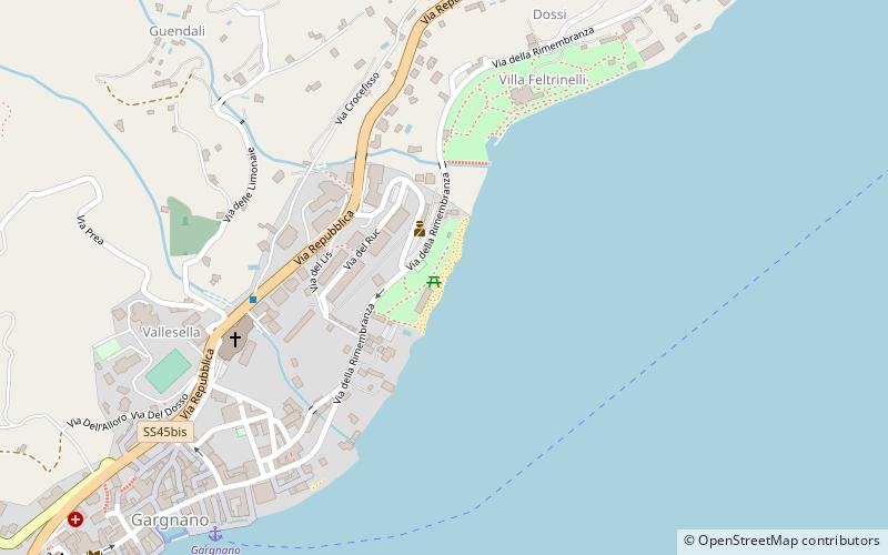 Spiaggia Fontanelle location map