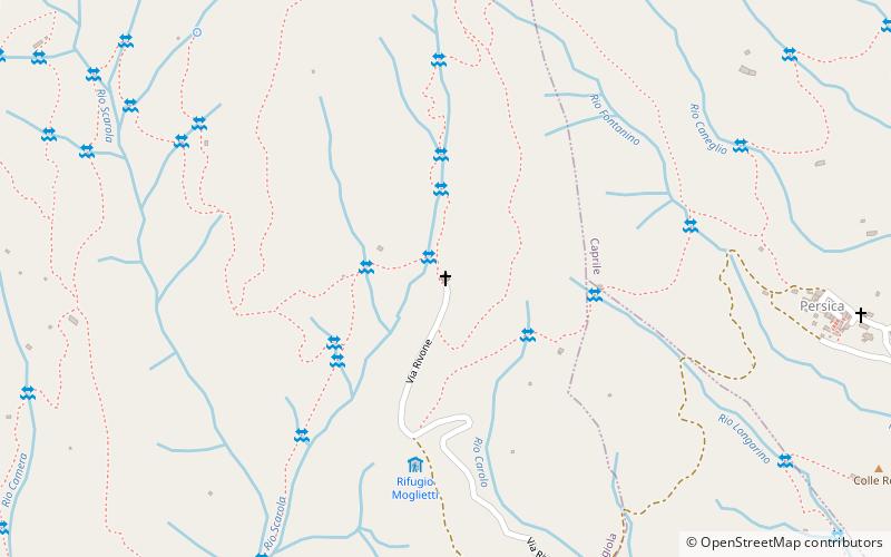 Moglietti sanctuary location map