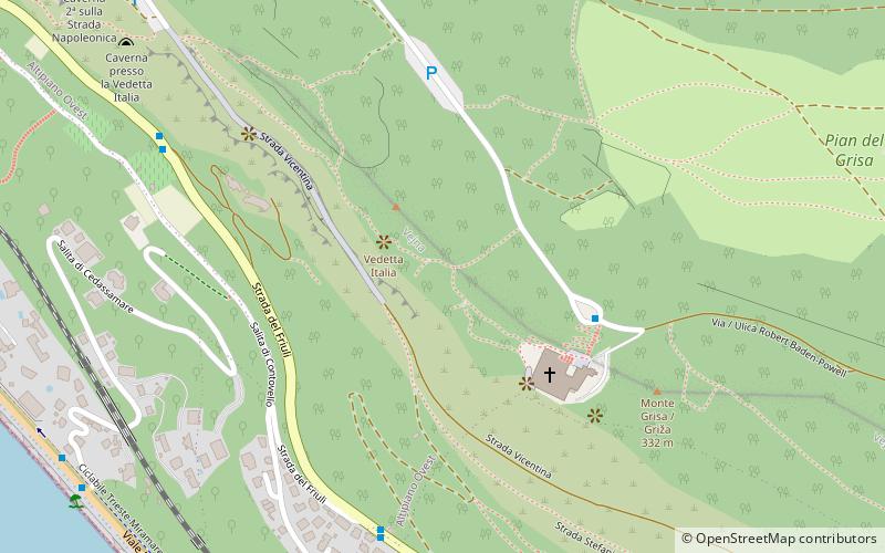 jardin botanico de la universidad de trieste location map