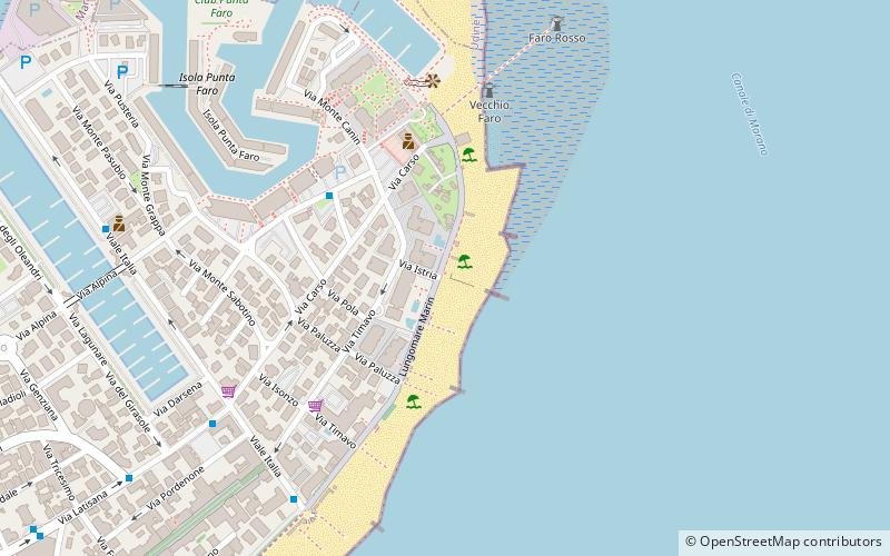 Doggy Beach Lignano Sabbiadoro location map
