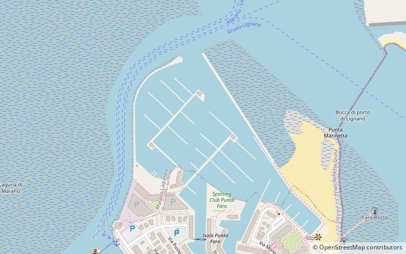 Isola Punta Faro location map