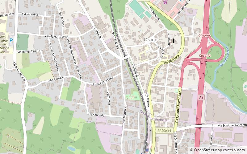 Cavaria con Premezzo location map