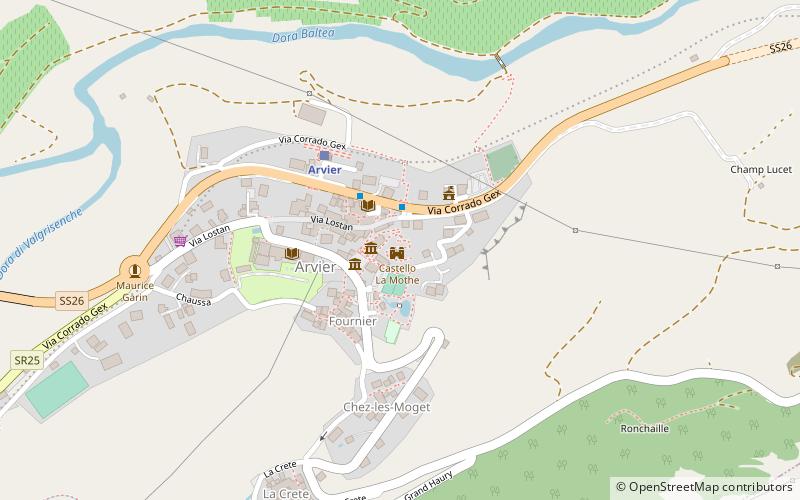 Castello La Mothe location map