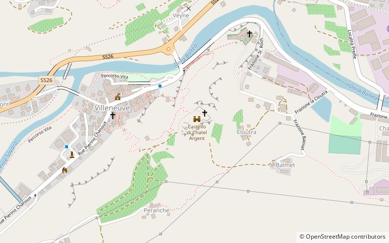 Châtel-Argent location map