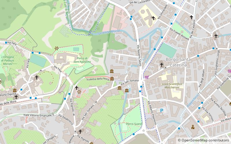 Accademia Carrara location map