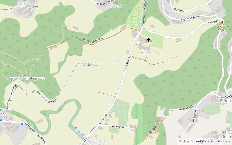 Astino Valley location map