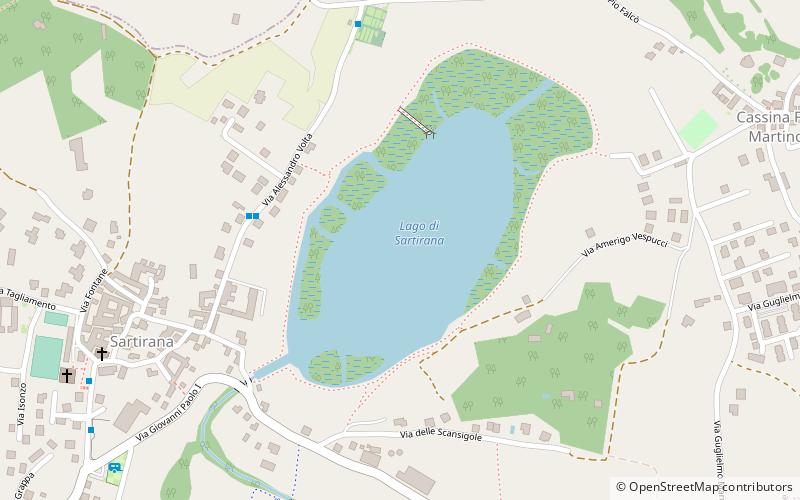 Lago di Sartirana location map