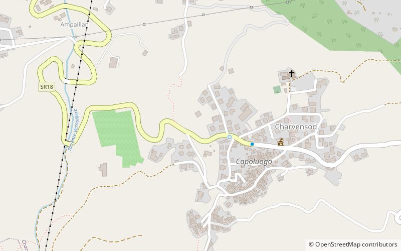 Charvensod location map