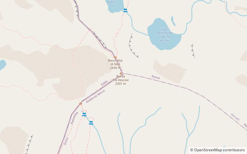 Punta Tre Vescovi location map