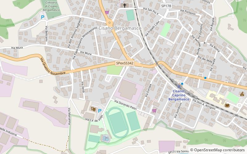 Cisano Bergamasco location map