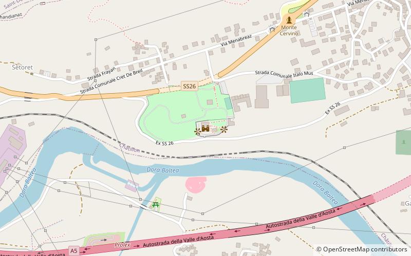 Château baron Gamba location map