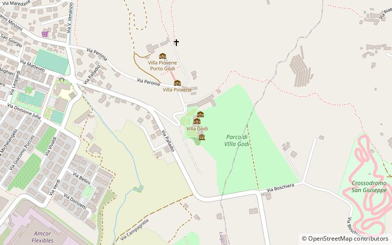Villa Godi location map
