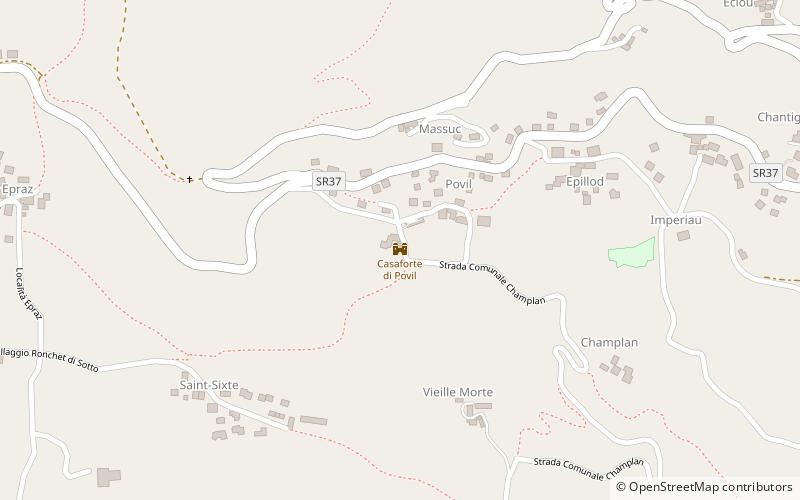 Casaforte di Povil location map