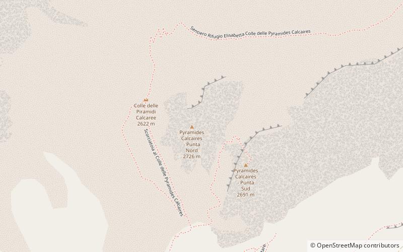 le Pyramides Calcaires location map